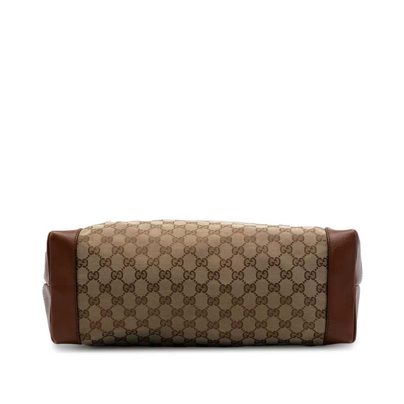 Gucci GG Canvas Web Tote Beige Very good condition - Inside View