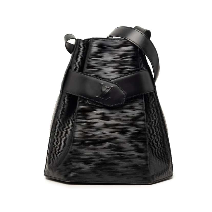 Louis Vuitton Epi Sac D Epaule PM Black Leather Very good condition - Front View