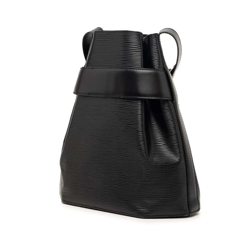 Louis Vuitton Epi Sac D Epaule PM Black Leather Very good condition - Back View
