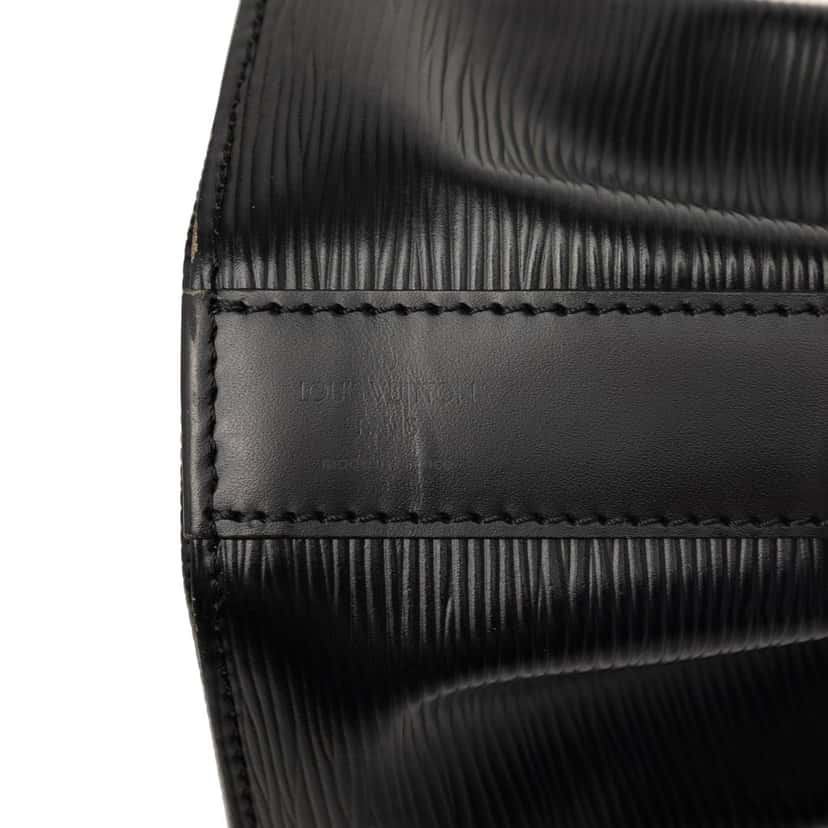 Louis Vuitton Epi Sac D Epaule PM Black Leather Very good condition - Box View