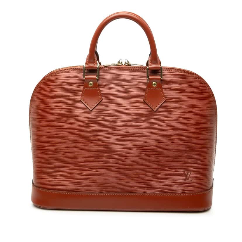 Louis Vuitton Epi Alma PM Brown Leather Very good condition - Front View