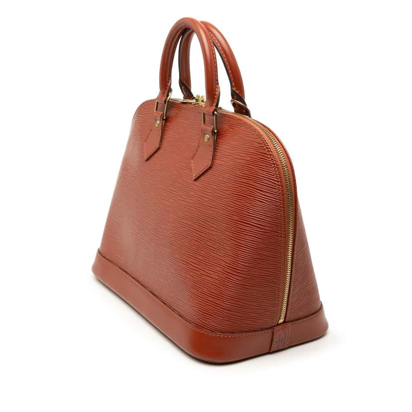 Louis Vuitton Epi Alma PM Brown Leather Very good condition - Back View