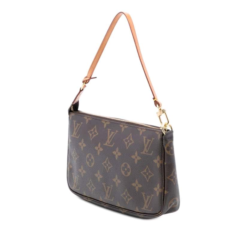 Louis Vuitton Monogram Pochette Accessoires Brown Very good condition - Back View