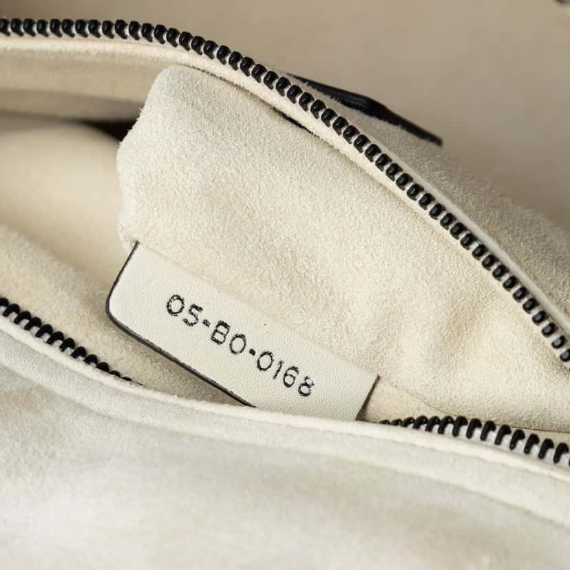 Dior Medium Lambskin Cannage Studded Supple Lady Dior White Leather Very good condition - Box View