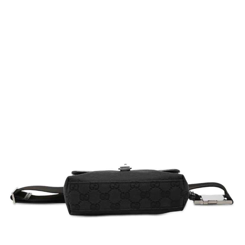 Gucci GG Canvas Jackie Belt Bag Black Very good condition - Inside View