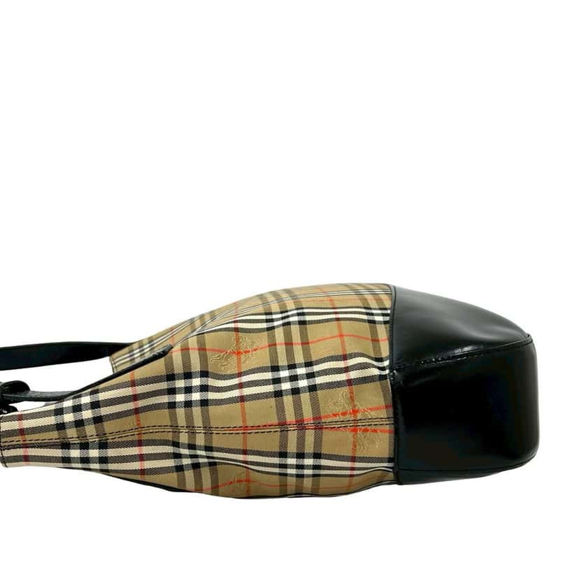 Burberry Haymarket Check Canvas Tote Beige Very good condition - Box View