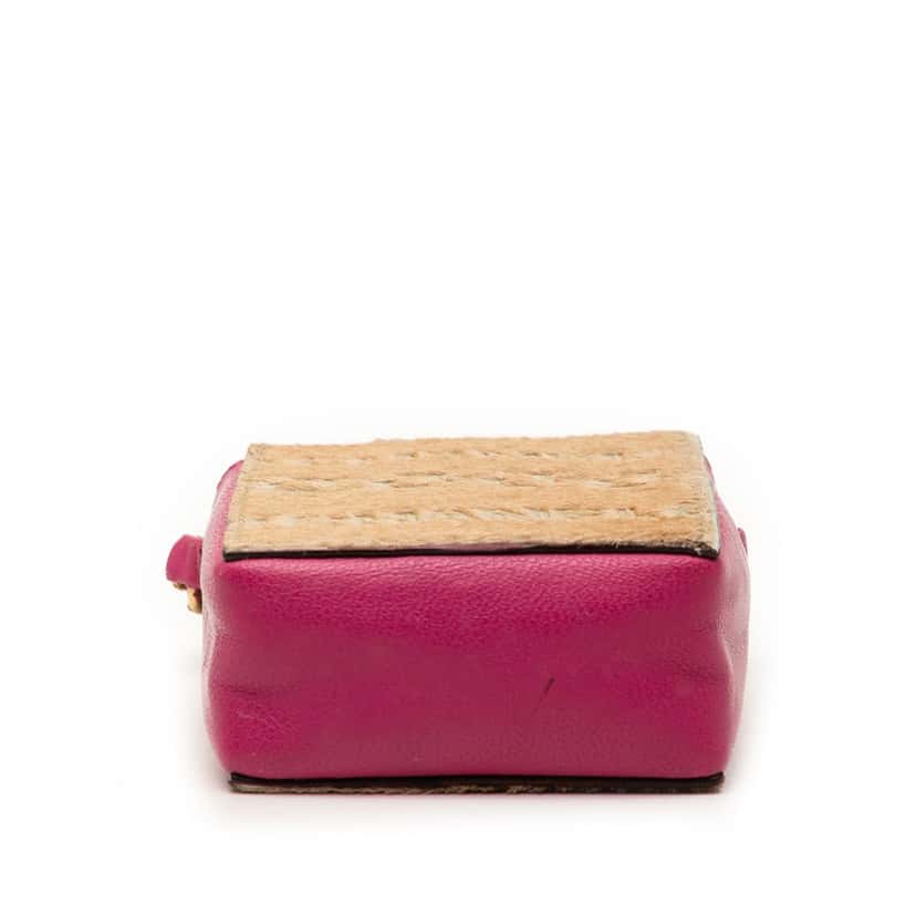 Chanel Lambskin and Pony Hair Cigarette Case Beige Very good condition - Inside View