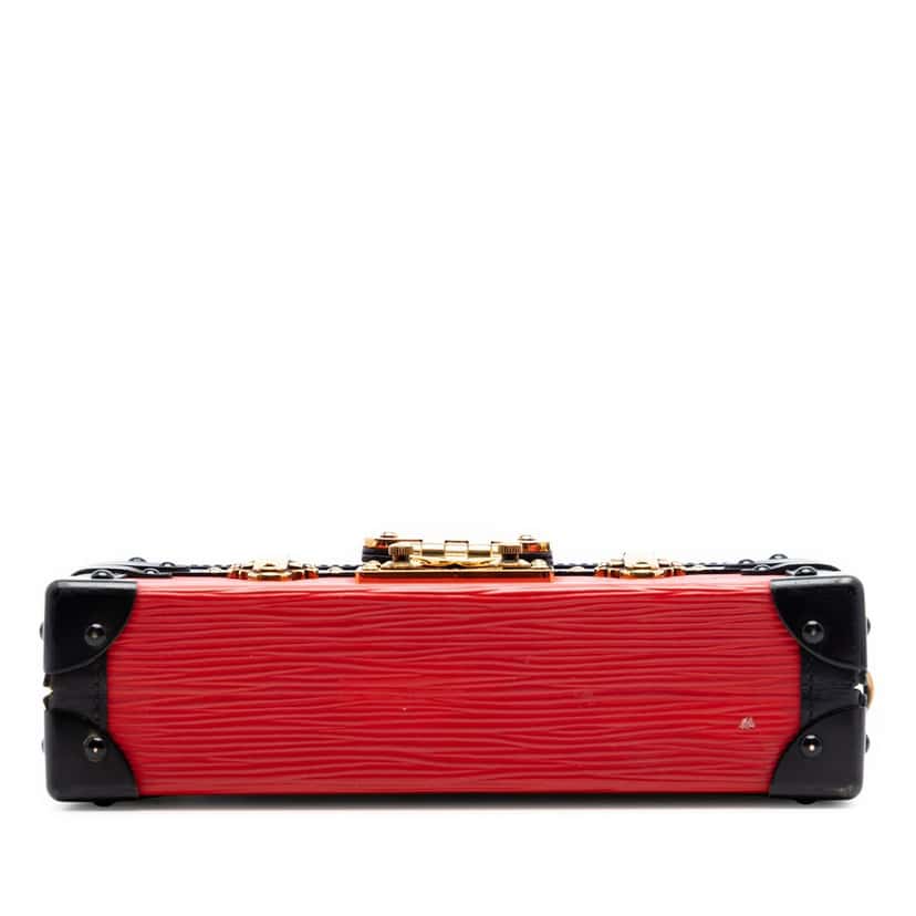 Louis Vuitton Epi Petit Malle Red Leather Very good condition - Inside View