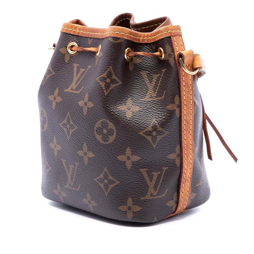 Louis Vuitton Monogram Nano Noe Brown Very good condition - Back View