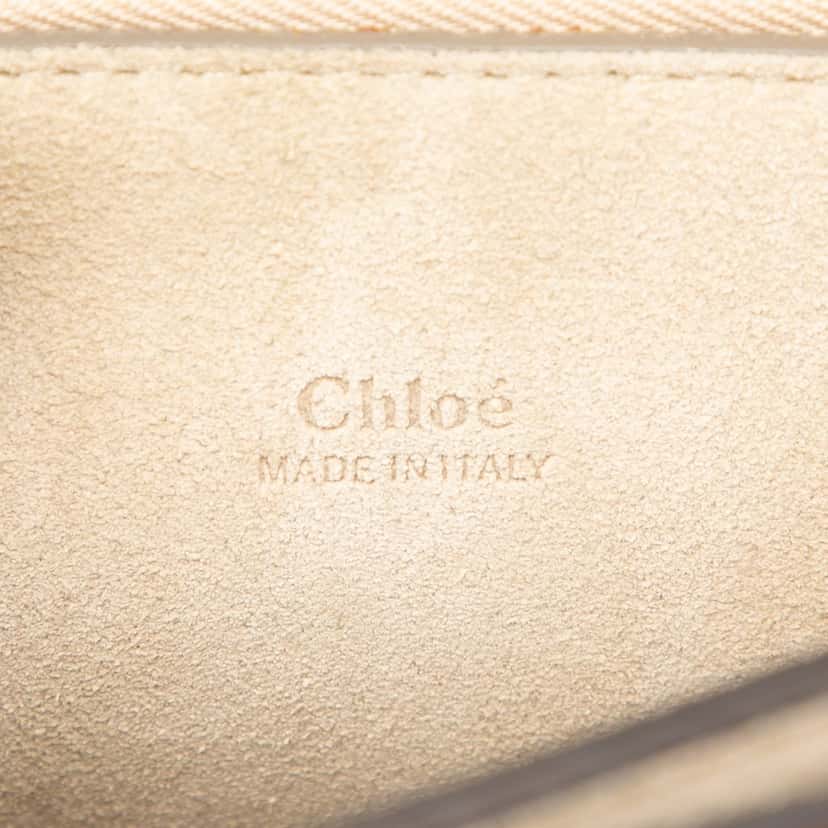 Chloé Medium Calfskin and Suede Faye Crossbody Brown Leather Very good condition - Box View