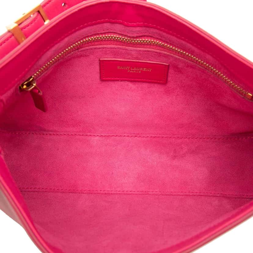 Saint Laurent Smooth Calfskin Le 5 a 7 Pink Leather Very good condition - Model View