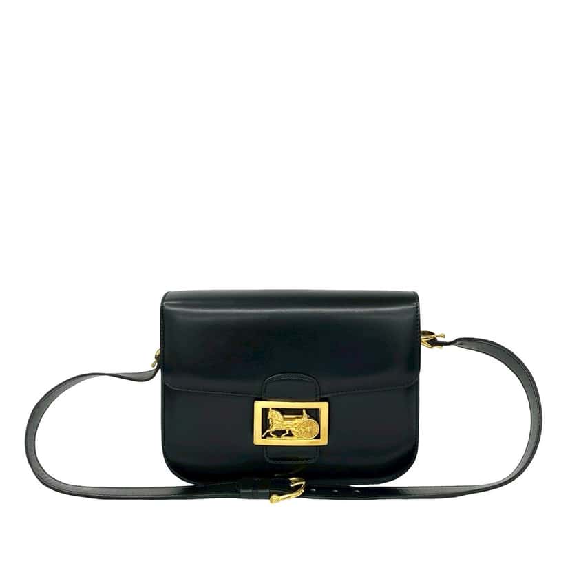 Celine Leather Horse Carriage Crossbody