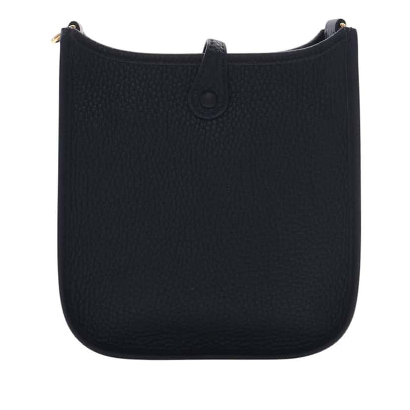 Hermès Clemence Evelyne 16 Amazone Black Leather Very good condition - Back View