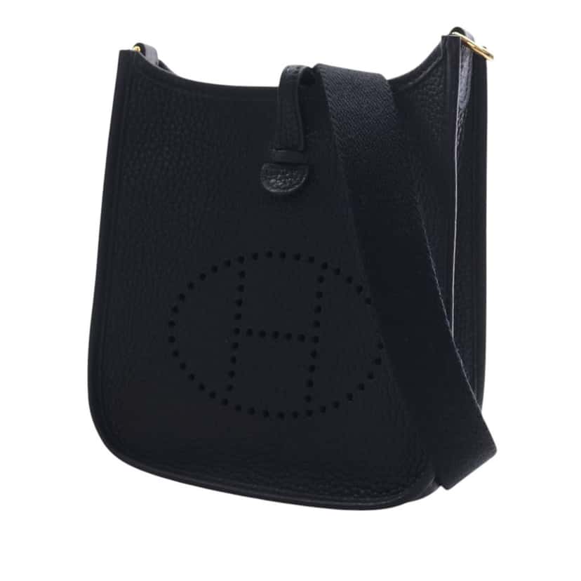 Hermès Clemence Evelyne 16 Amazone Black Leather Very good condition - Box View