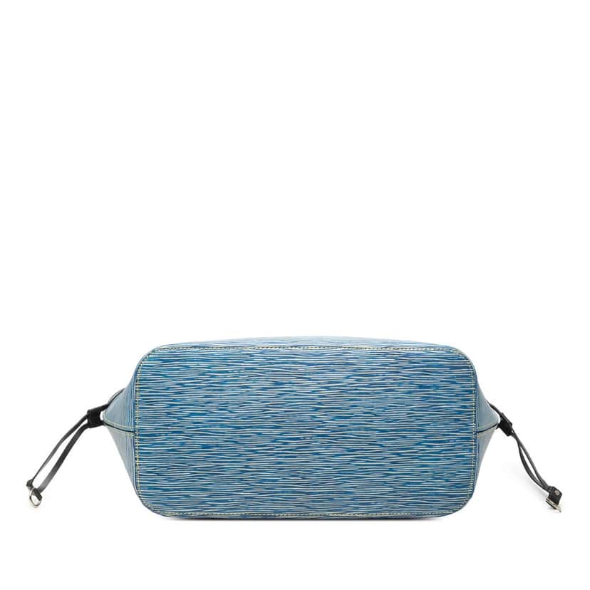 Louis Vuitton Epi Denim Neverfull MM Blue Leather Very good condition - Inside View