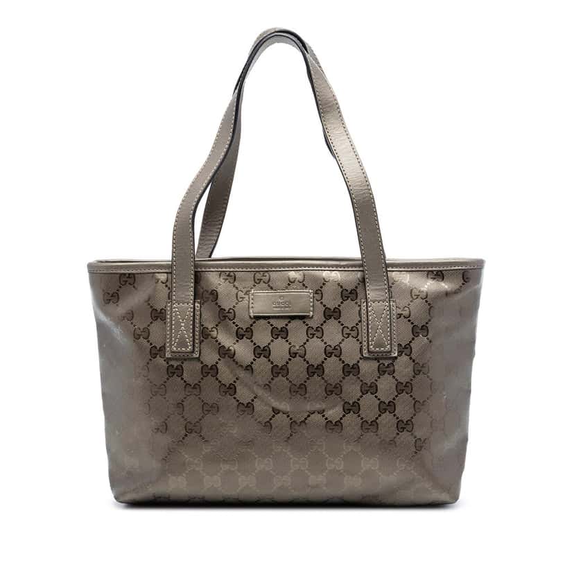 Gucci GG Imprime Tote Brown Very good condition - Front View