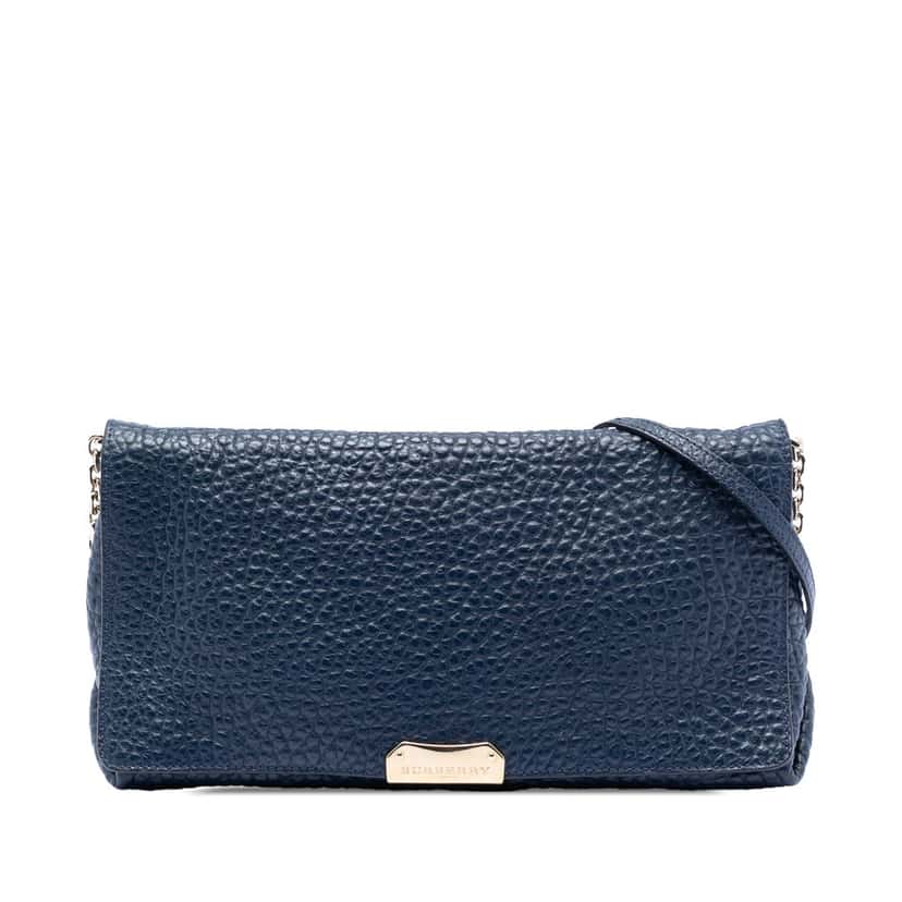 Burberry Medium Grained Calfskin Mildenhall Crossbody