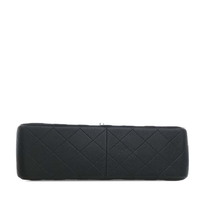 Chanel Jumbo Classic Caviar Double Flap Black Leather Very good condition - Inside View