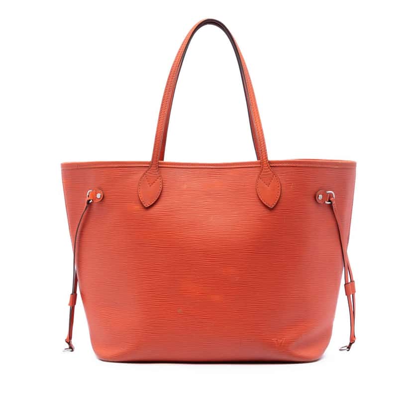 Louis Vuitton Epi Neverfull MM Orange Leather Very good condition - Front View