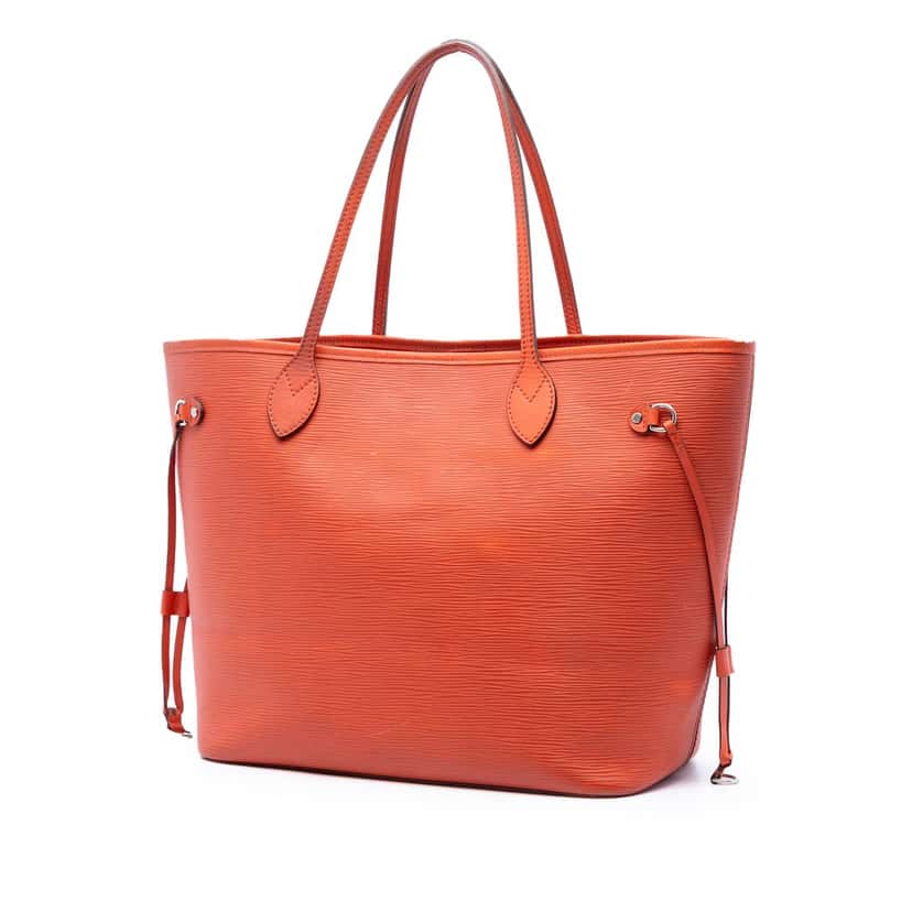 Louis Vuitton Epi Neverfull MM Orange Leather Very good condition - Back View
