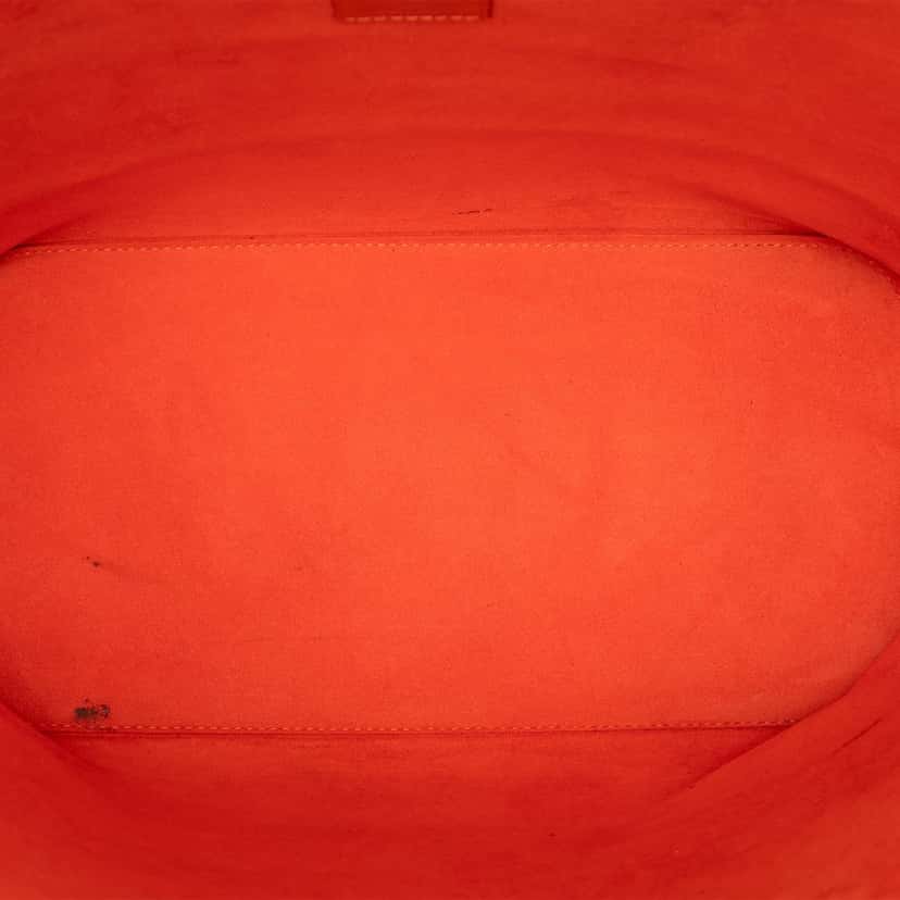 Louis Vuitton Epi Neverfull MM Orange Leather Very good condition - Model View
