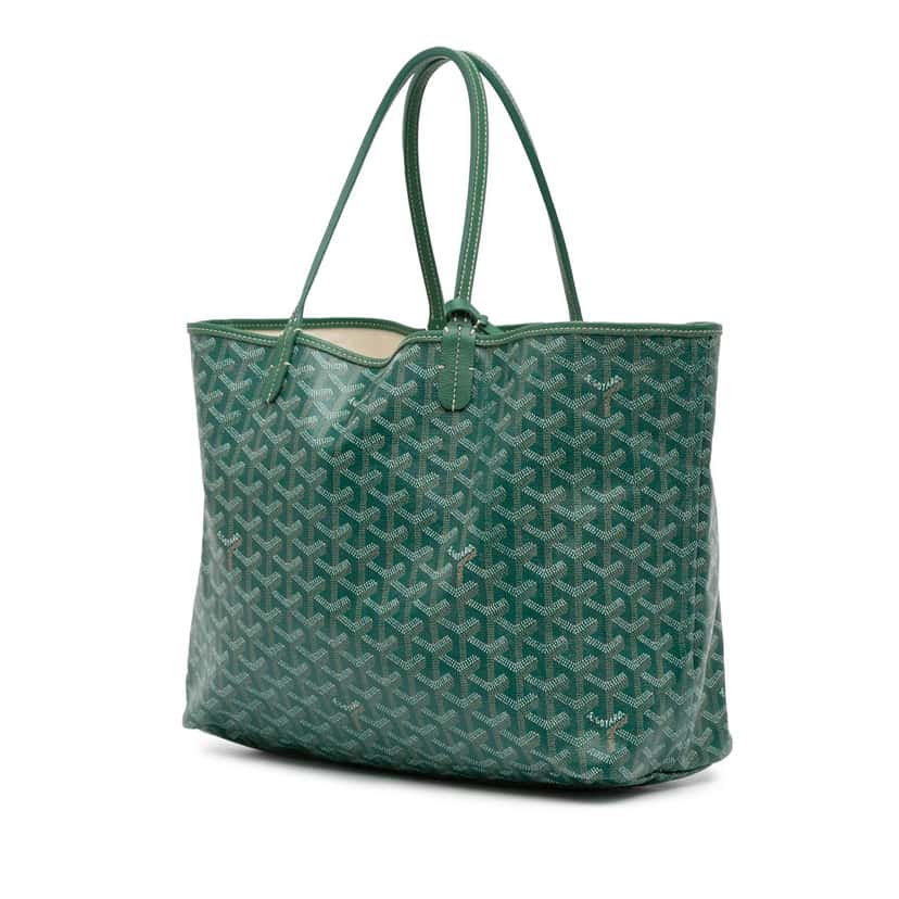Goyard Goyardine Saint Louis PM Green Very good condition - Back View