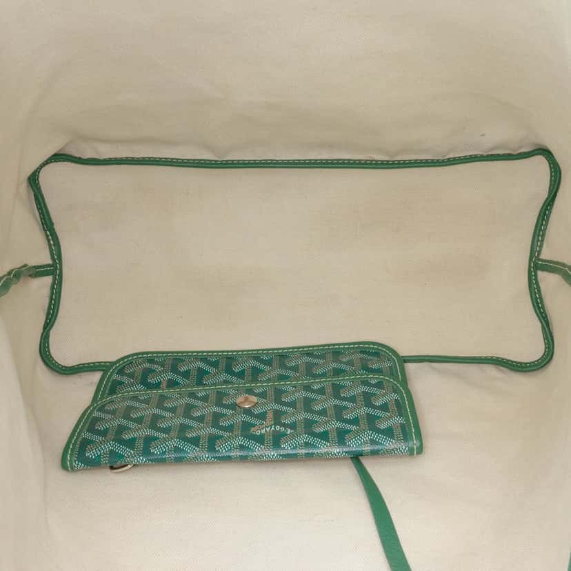 Goyard Goyardine Saint Louis PM Green Very good condition - Model View