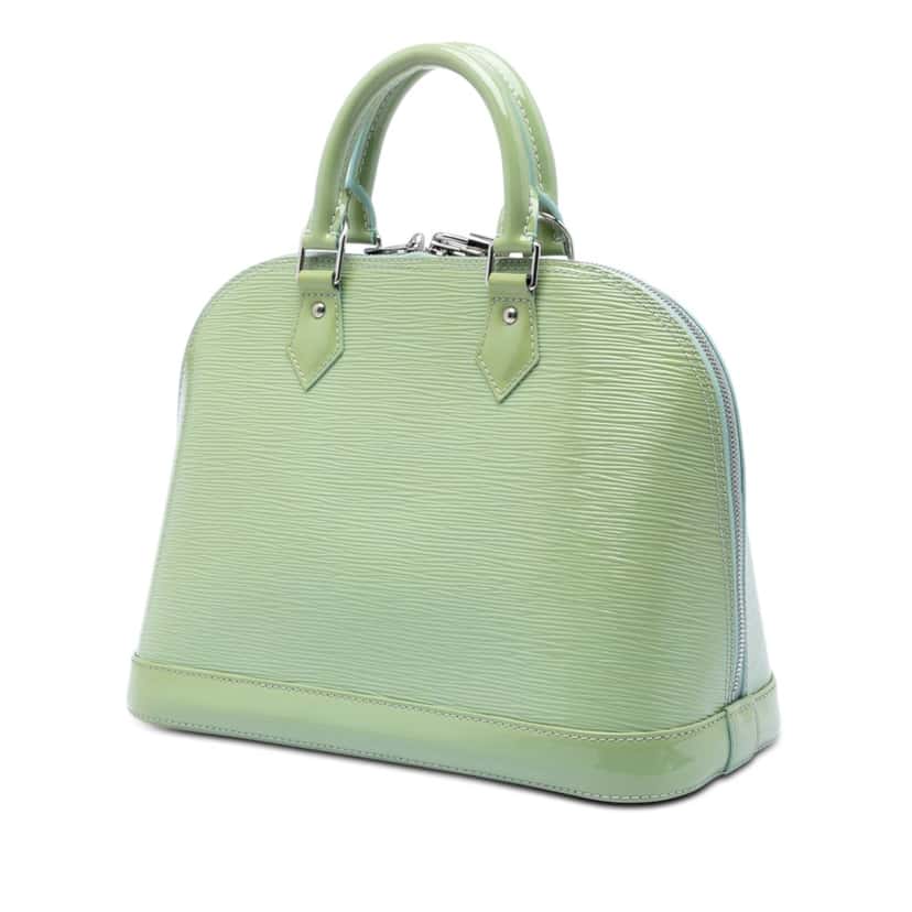 Louis Vuitton Electric Epi Alma PM Green Leather Very good condition - Back View