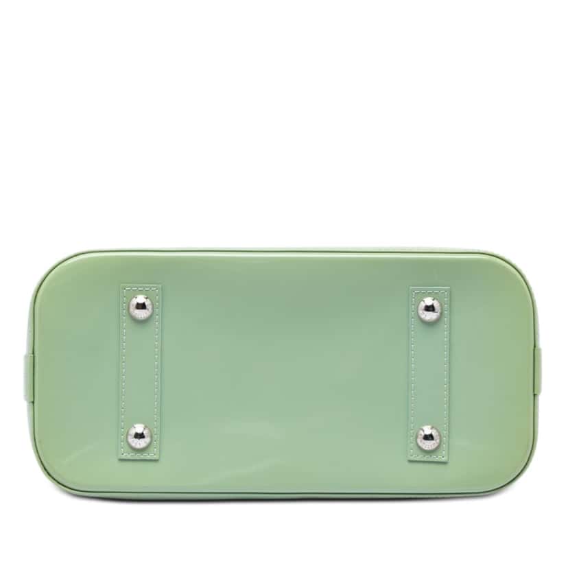 Louis Vuitton Electric Epi Alma PM Green Leather Very good condition - Inside View