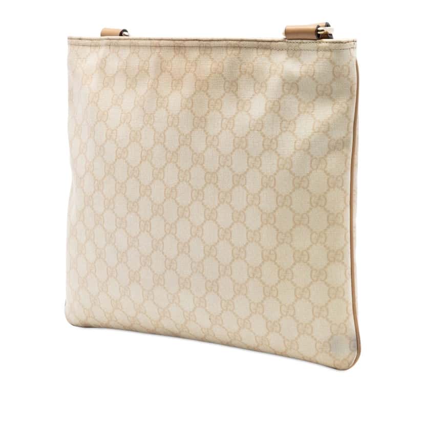 Gucci GG Supreme Crossbody White Very good condition - Back View