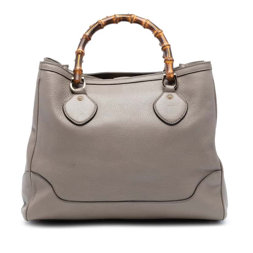 Gucci Calfskin Bamboo Diana Tote Brown Leather Very good condition - Front View