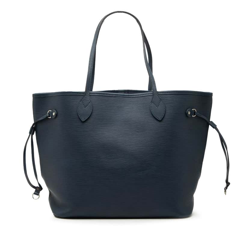 Louis Vuitton Epi Neverfull MM Blue Leather Very good condition - Front View