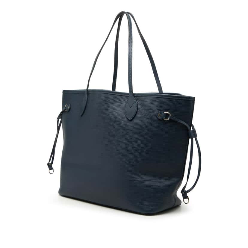 Louis Vuitton Epi Neverfull MM Blue Leather Very good condition - Back View