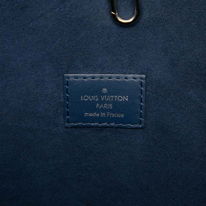Louis Vuitton Epi Neverfull MM Blue Leather Very good condition - Box View