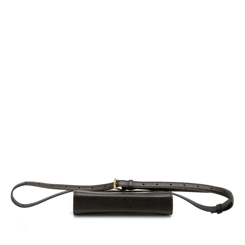 Saint Laurent Grain de Poudre Leather Kate Belt Bag Black Leather Very good condition - Inside View