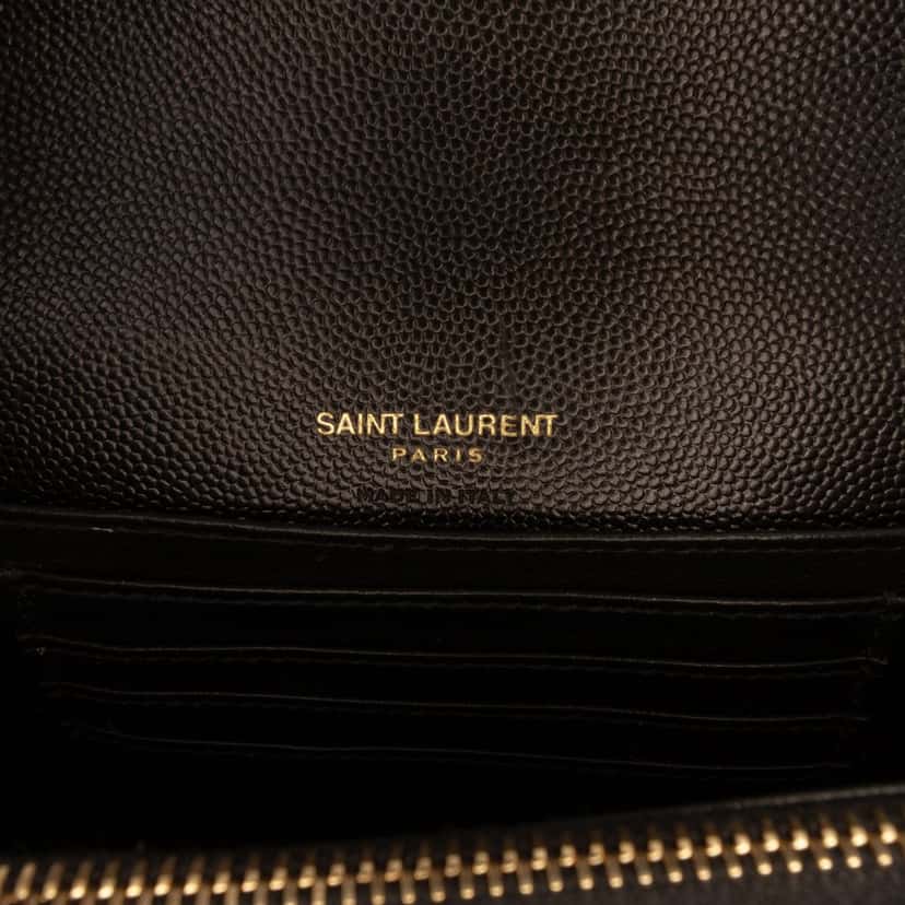 Saint Laurent Grain de Poudre Leather Kate Belt Bag Black Leather Very good condition - Box View