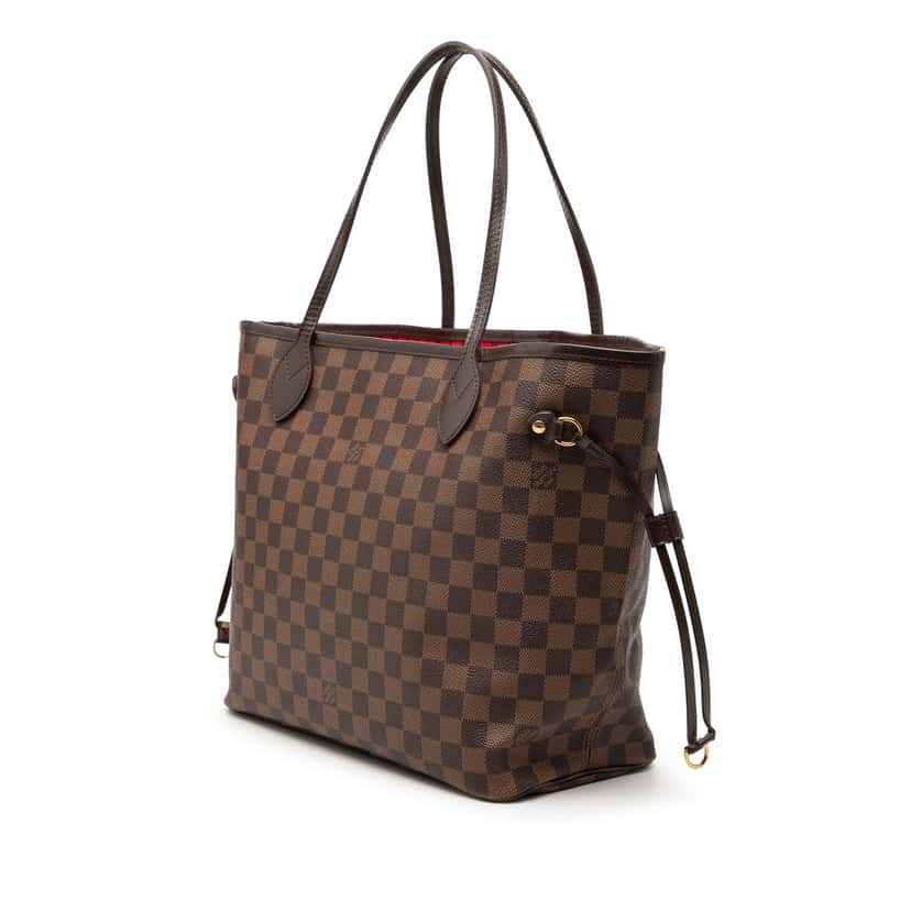 Louis Vuitton Damier Ebene Neverfull MM Brown Very good condition - Back View