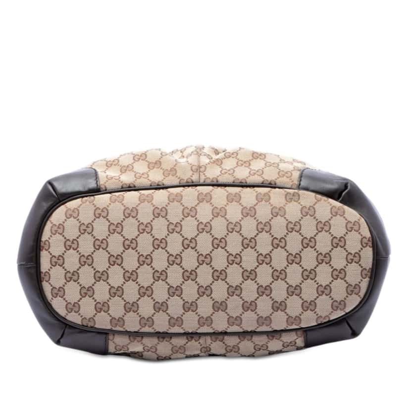 Gucci GG Canvas Sukey Satchel Beige Very good condition - Inside View