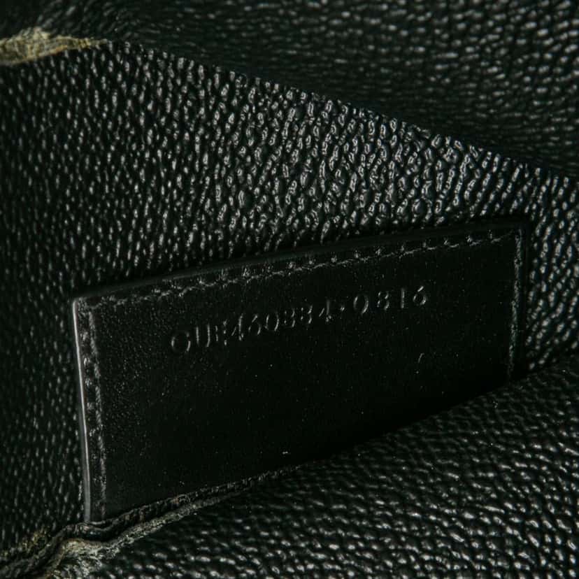 Saint Laurent Toile Classic Monogram Toiletry Bag Black Very good condition - Box View