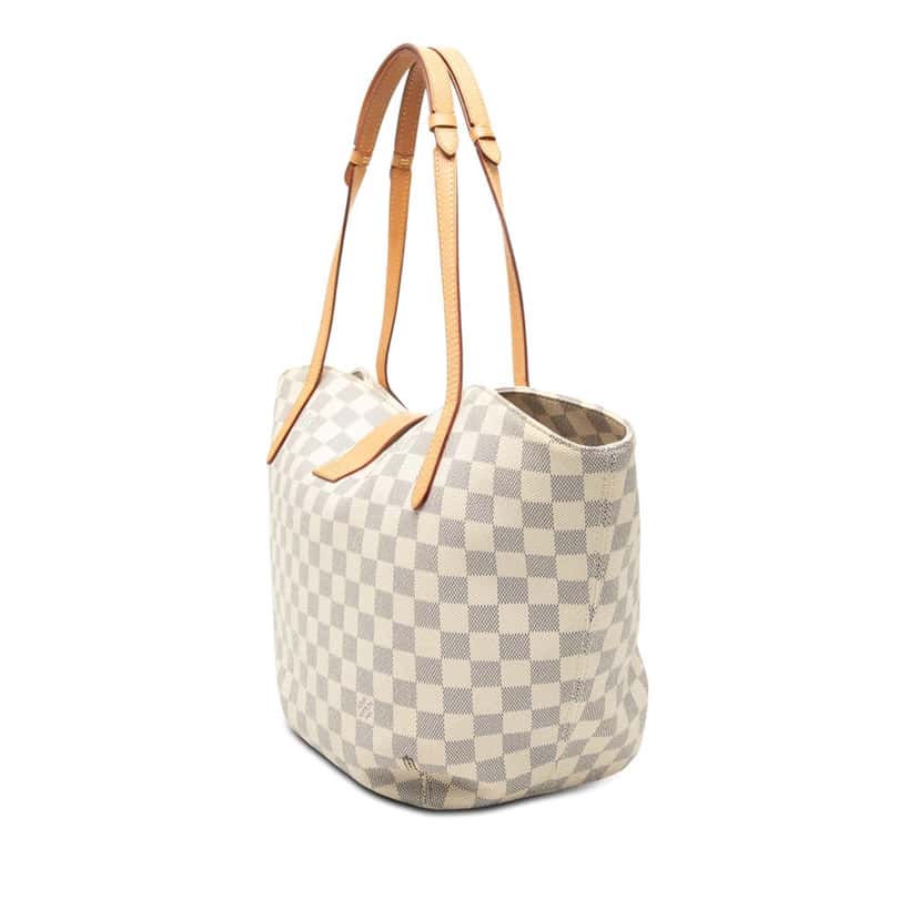 Louis Vuitton Damier Azur Salina PM White Very good condition - Back View