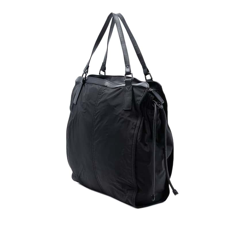 Burberry Nylon Packable Buckleigh Tote Black Very good condition - Back View