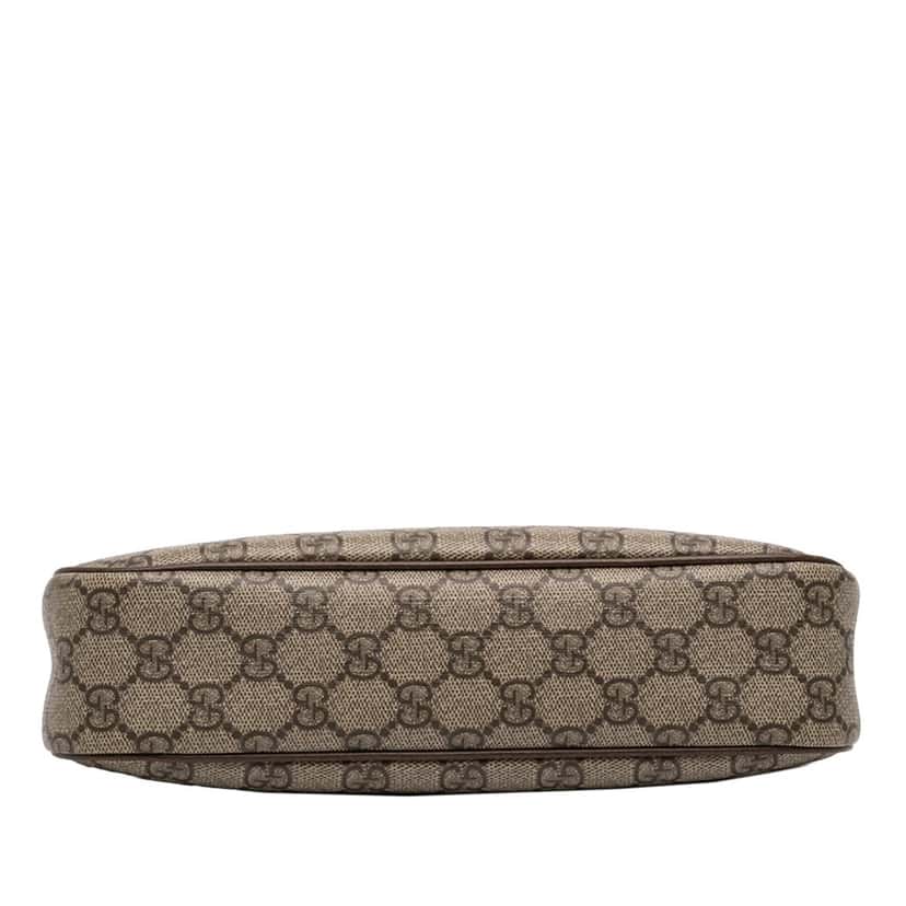 Gucci Small GG Supreme Ophidia Shoulder Bag Beige Very good condition - Inside View