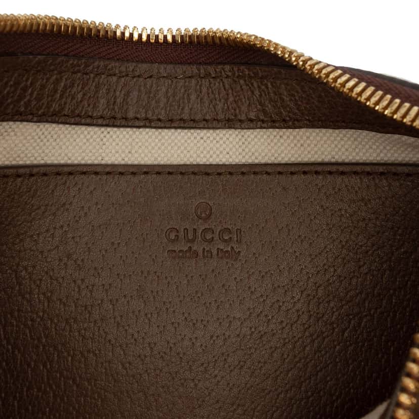 Gucci Small GG Supreme Ophidia Shoulder Bag Beige Very good condition - Box View