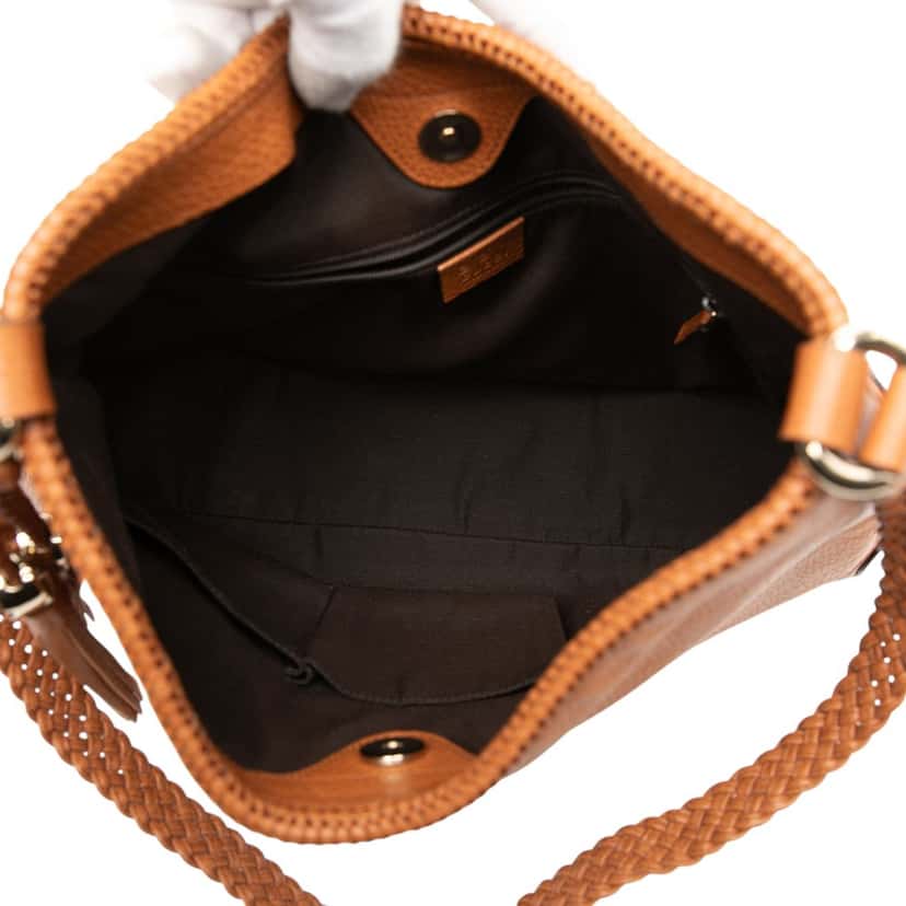 Gucci Medium Leather Marrakech Shoulder Bag Brown Leather Very good condition - Model View