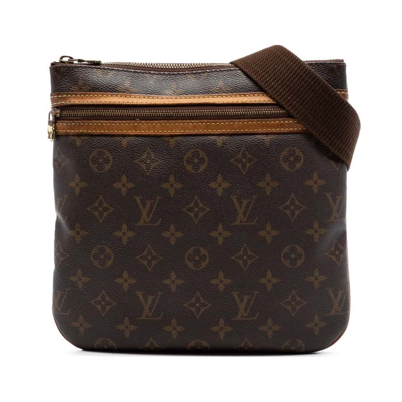 Louis Vuitton Monogram Bosphore Pochette Brown Very good condition - Front View
