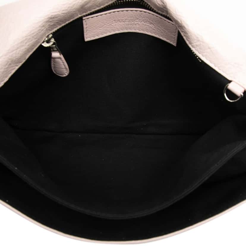 Balenciaga Lambskin Motocross Giant 12 Envelope Clutch With Strap Pink Leather Very good condition - Model View