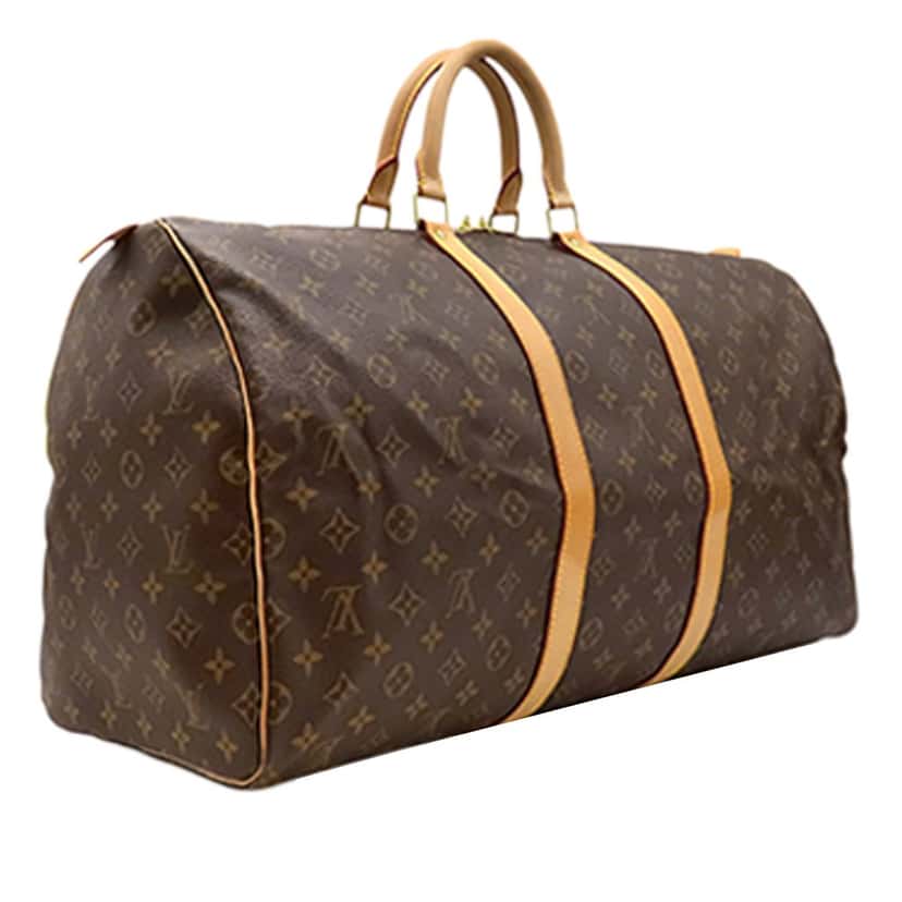 Louis Vuitton Monogram Keepall 55 Brown Very good condition - Back View