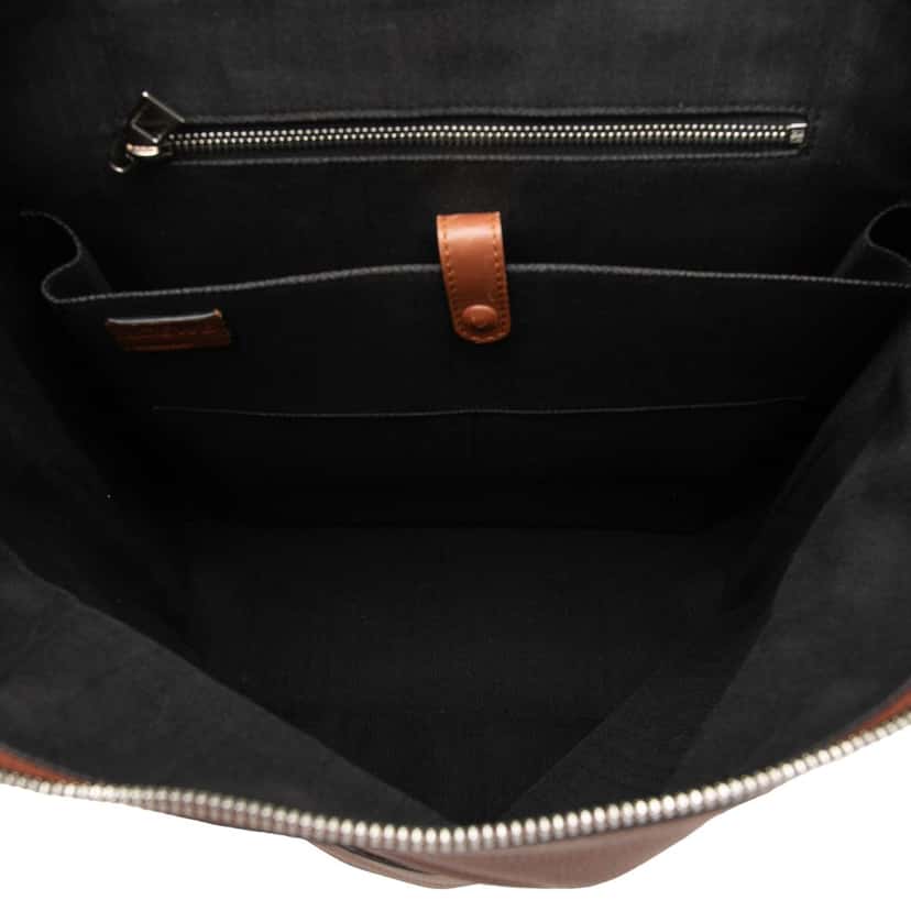 Loewe Large Leather Goya Backpack Brown Leather Very good condition - Model View