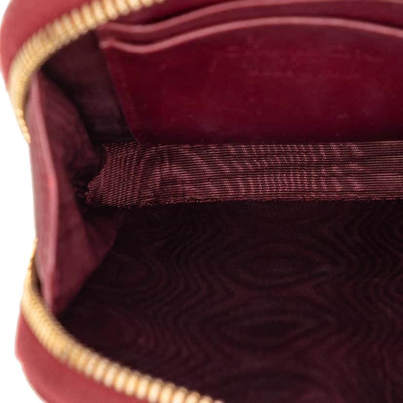 Dior Patent Cannage Lady Dior Call In Phone Holder Red Leather Very good condition - Model View
