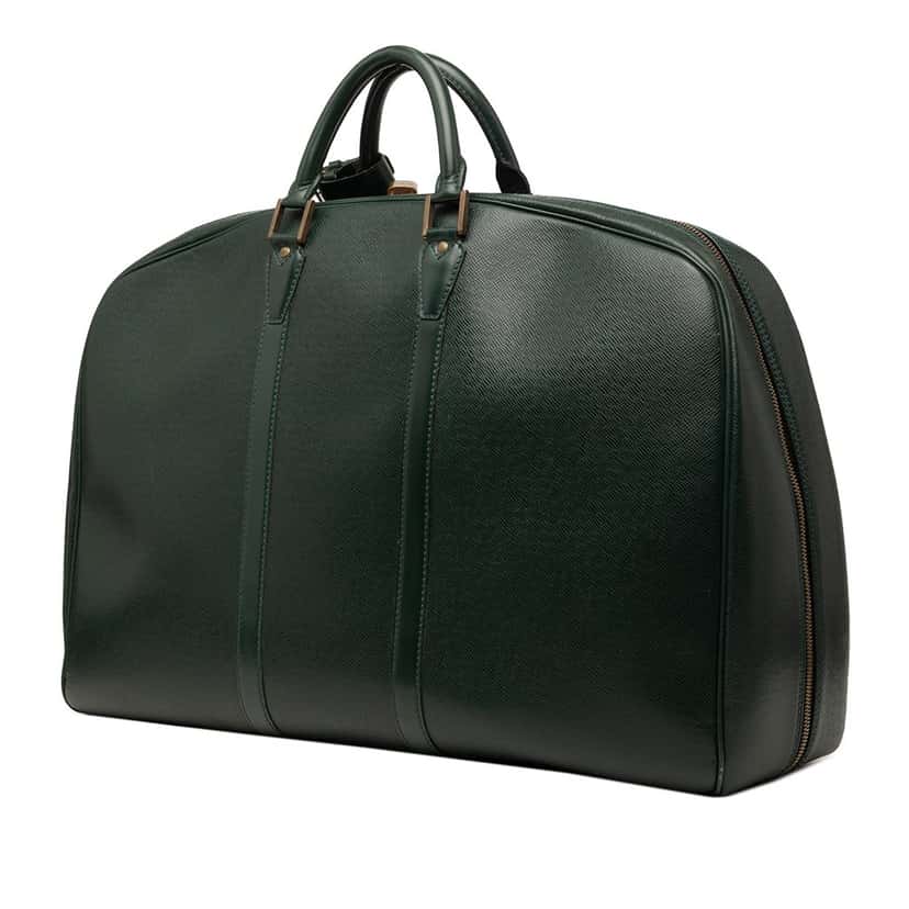 Louis Vuitton Taiga Kendall GM Green Leather Good condition - Back View